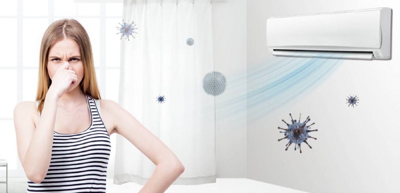 Vệ sinh máy lạnh bằng chất diệt khuẩn phòng chống virus corona