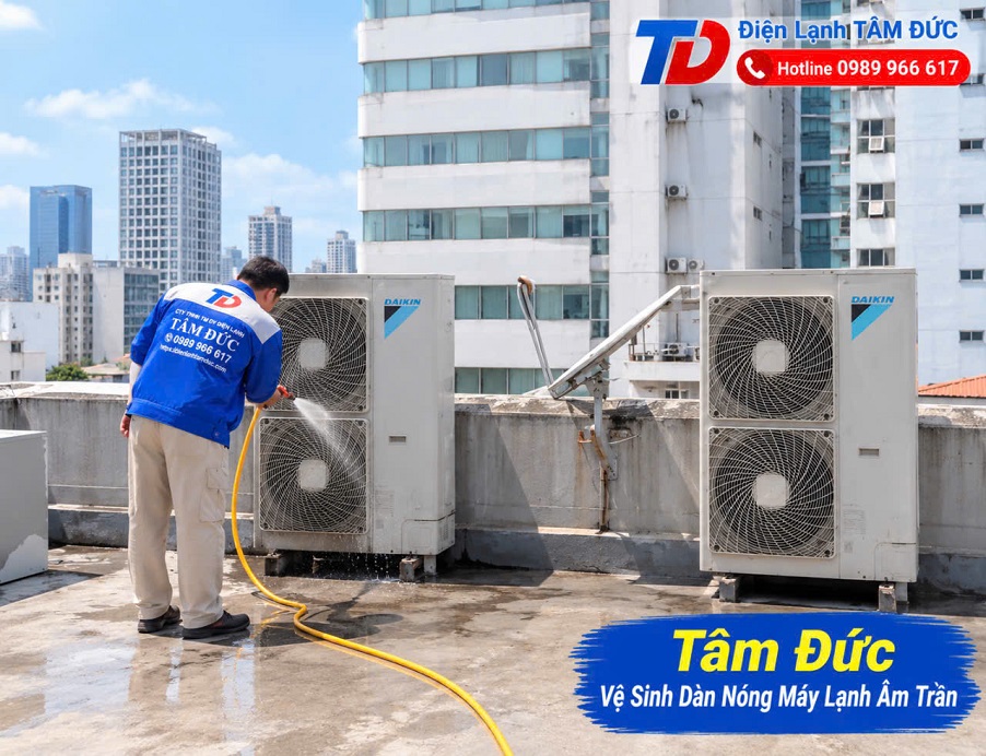 Vệ sinh dàn nóng máy lạnh