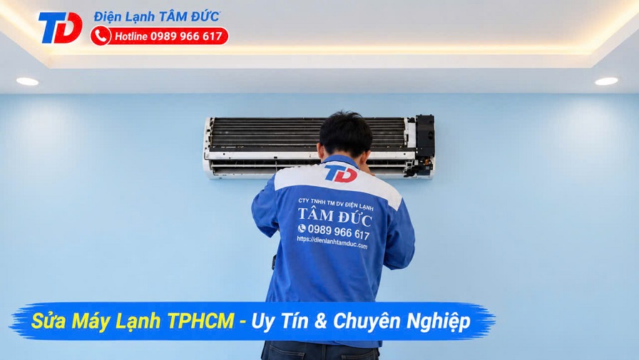 kiểm tra máy lạnh trước khi bảo trì.