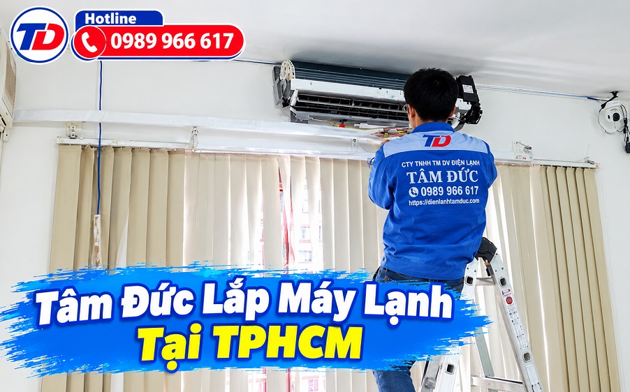 Lắp máy lạnh mới tại phường Thới An TPHCM