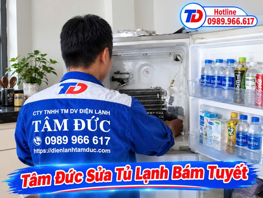 Tâm Đức sửa tủ lạnh tại phường Đông Hưng Thuận TPHCM