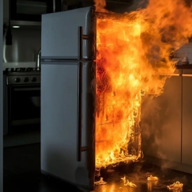 Hiểm Họa Tủ Lạnh Bị Cháy Nổ: Nguyên Nhân Và Cách Phòng Tránh