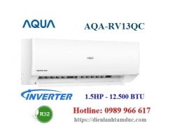Máy Lạnh Aqua Inverter 1.5 HP AQA-RV13QC Máy Lạnh Aqua Inverter 1.5 HP AQA-RV13QC
