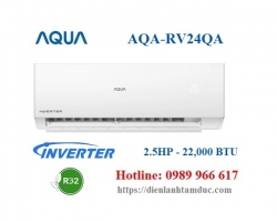Máy Lạnh Aqua Inverter 2.5 HP AQA-RV24QA Máy Lạnh Aqua Inverter 2.5 HP AQA-RV24QA