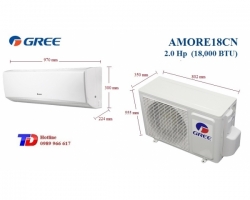 Máy lạnh Gree 2.0 Hp AMORE18CN Máy lạnh Gree 2.0 Hp AMORE18CN