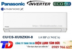 Máy lạnh Panasonic Inverter cao cấp 1.0 HP CU/CS-XU9ZKH-8 Máy lạnh Panasonic Inverter cao cấp 1.0 HP CU/CS-XU9ZKH-8