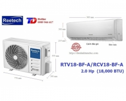 Máy lạnh Reetech Inverter 2.0 Hp RTV18/RCV18