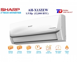 Máy lạnh Sharp Inverter 1.5 Hp AH-X13ZEW Máy lạnh Sharp Inverter 1.5 Hp AH-X13ZEW