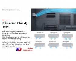 Máy lạnh Toshiba Inverter 2.5 HP RAS-H24E2KCVG-V