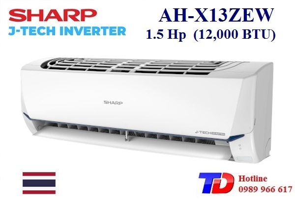 Máy lạnh Sharp Inverter 1.5 Hp AH-X13ZEW