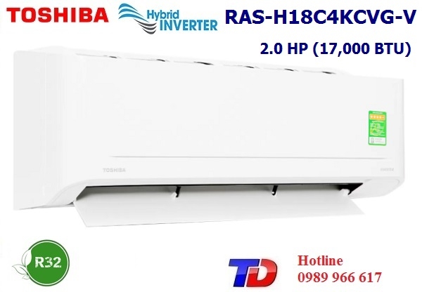 Máy lạnh Toshiba Inverter 2.0 HP RAS-H18C4KCVG-V