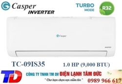 Máy lạnh CASPER Inverter 1.0 HP TC-09IS35