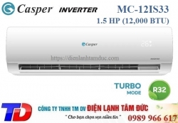 Máy lạnh CASPER Inverter 1.5 HP MC-12IS33