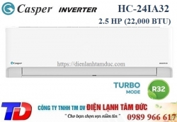 Máy lạnh CASPER Inverter 2.5 HP HC-24IA32