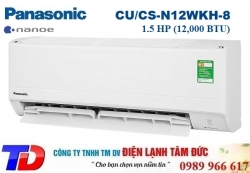 Máy lạnh Panasonic 1.5 HP CU/CS-N12WKH-8
