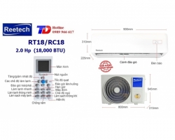 Máy lạnh Reetech 2.0 Hp RT18/RC18