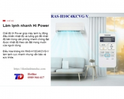 Máy lạnh Toshiba Inverter 1.0 HP RAS-H10C4KCVG-V