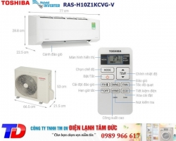 Máy lạnh Toshiba Inverter 1.0 Hp RAS-H10Z1KCVG-V